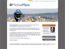 Tablet Screenshot of mikemace.com